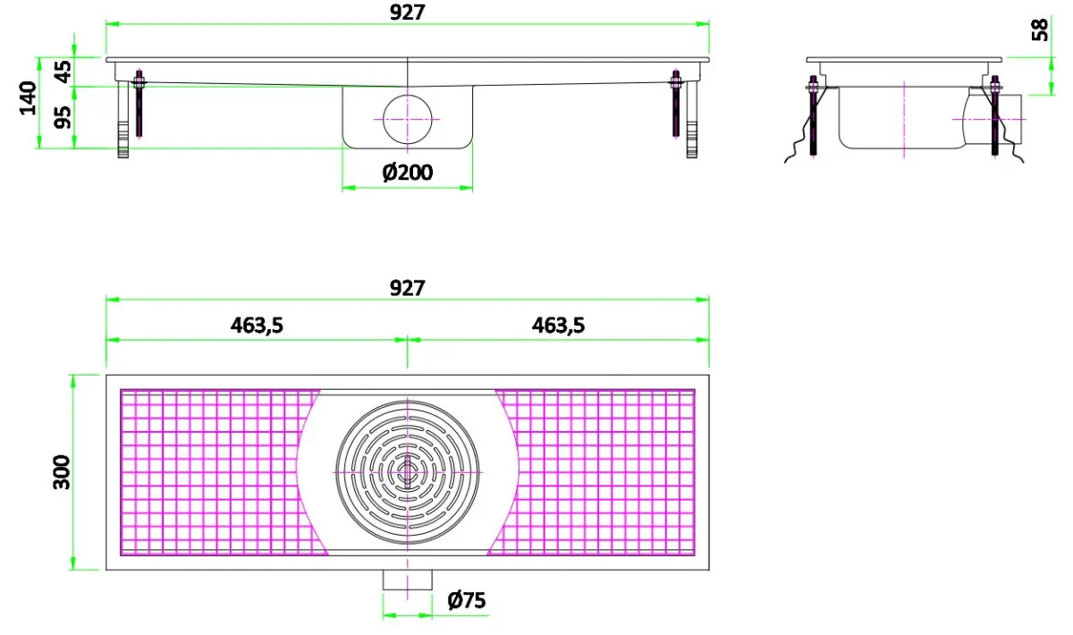 300 FLOOR GRID 927
