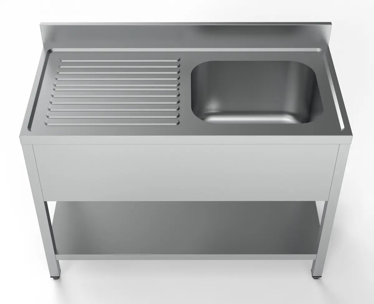 600 SINK UNIT SHELF 1 RIGHT 1200