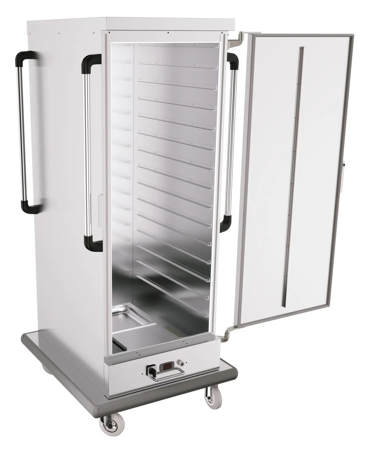 COMBISTEEL HEATED BANQUET TROLLEY WITH HANDLES 30 X GN1/1 - 81X93X166CM