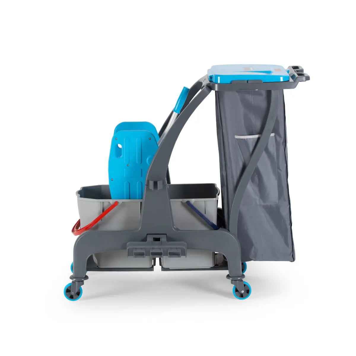 CLEANING SET PROCART JET 735S - 2 BUCKETS + WRINGER + WASTE BIN