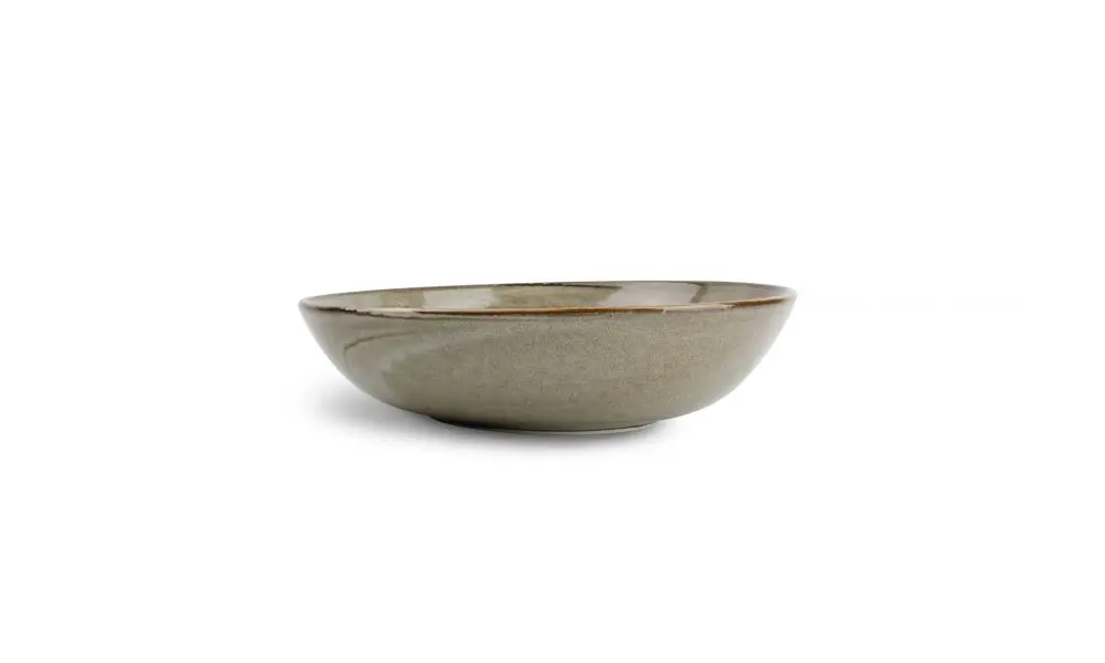 Deep plate 22xH6cm grey Ceres