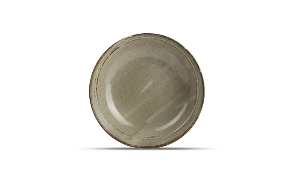 Deep plate 22xH6cm grey Ceres