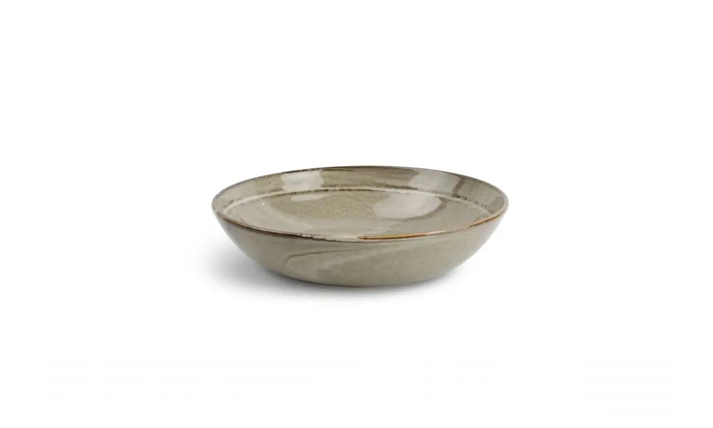 Deep plate 22xH6cm grey Ceres