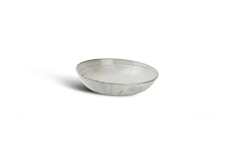 Deep plate 22xH6cm grey Ceres