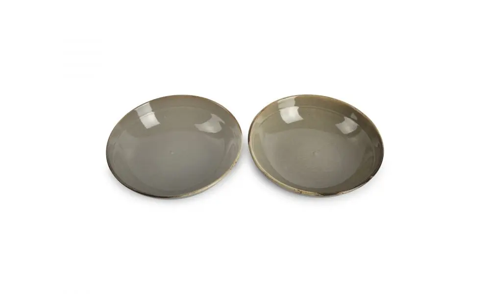 Deep plate 22xH6cm grey Ceres