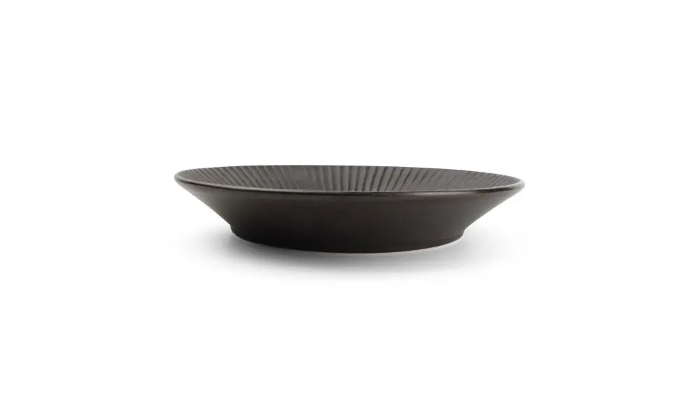 Deep plate 24XH4cm black Aurora