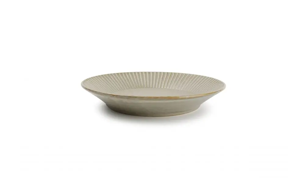 Deep plate 24XH4cm sage green Aurora