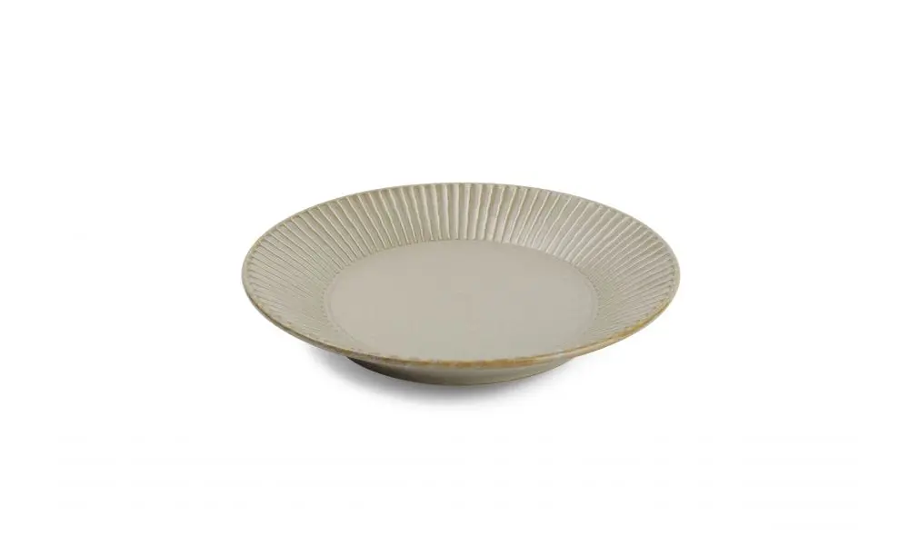 Deep plate 24XH4cm sage green Aurora
