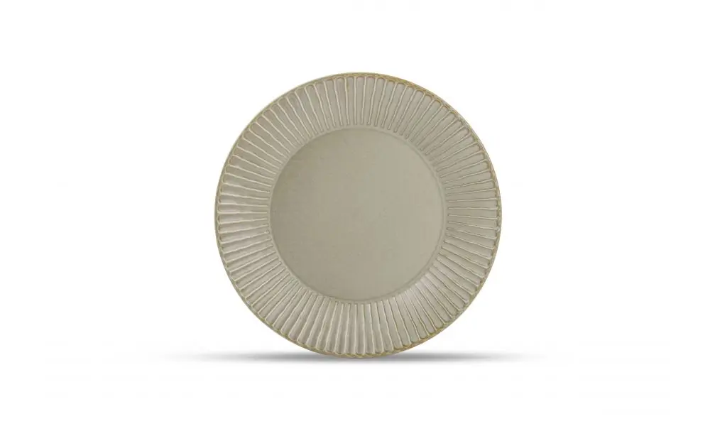 Deep plate 24XH4cm sage green Aurora