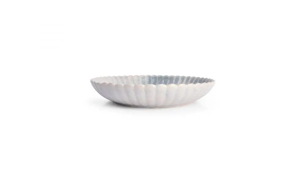 Deep plate 25,5xH4cm blue faded Dune
