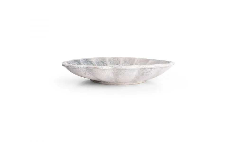 Deep plate 28xH4cm blue faded Dune