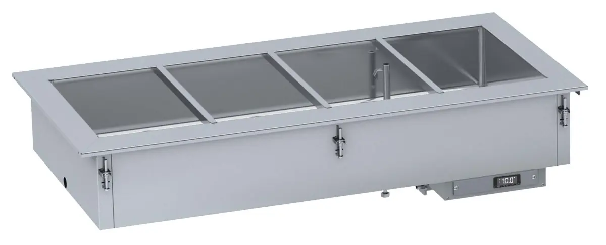 DROP-IN BAIN-MARIE UNIT 4/1 - AUTOMATIC WATER FILLING