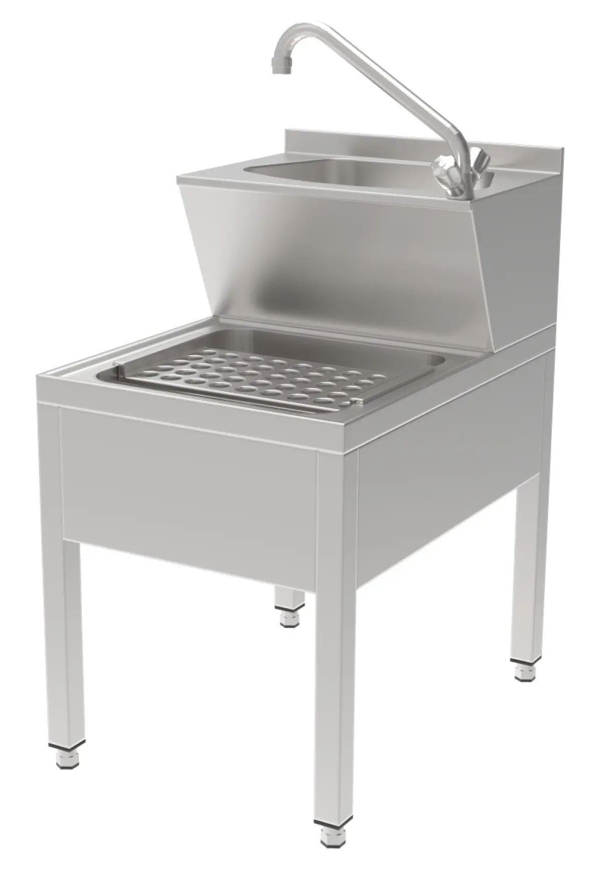 JANITORIAL SINK COMP. W/S/S STEEL UNIT