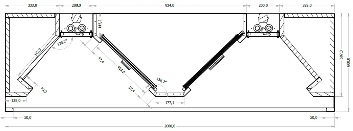 INDUCTION CENTRAL HOOD 3500