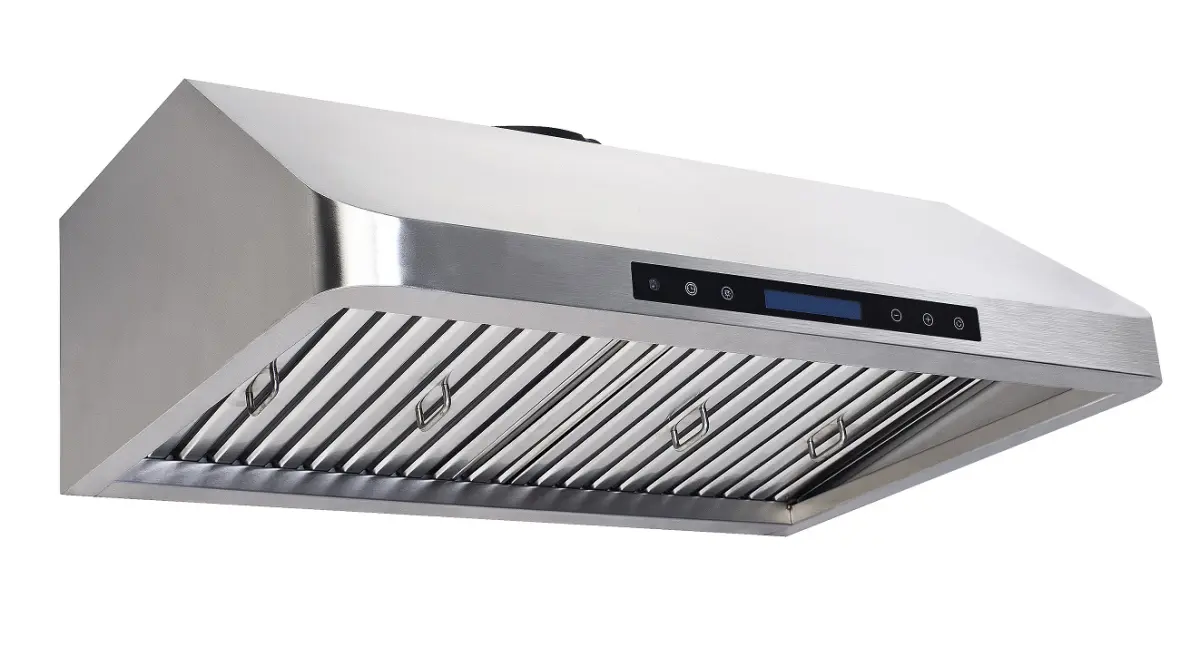 COMBISTEEL S/STEEL WALL HOOD + LABYRINTH FILTERS + HALOGEN LIGHTS + MOTOR 120X56X25