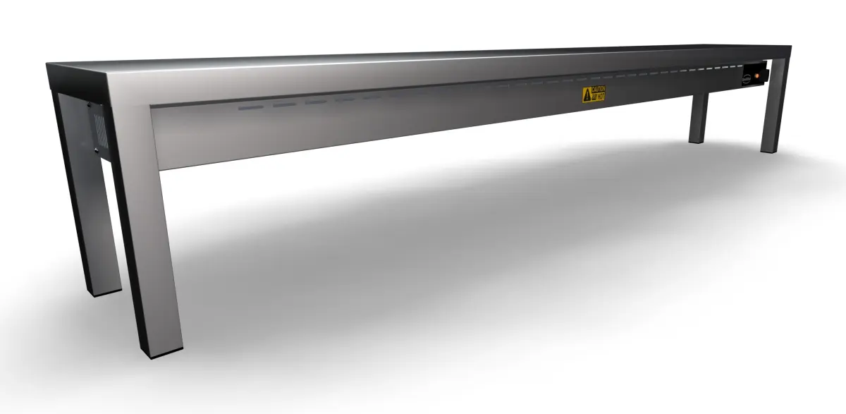 OVERSHELF CERAMIC HEATED 1 LEVEL 2000  6 HEATERS OF 250W