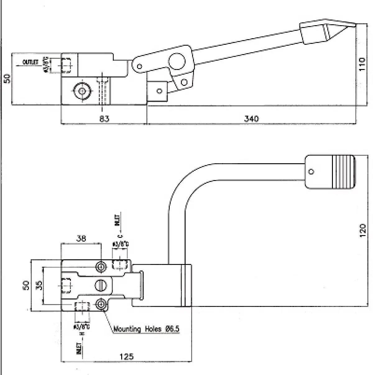 FOOT PEDAL F/SINK