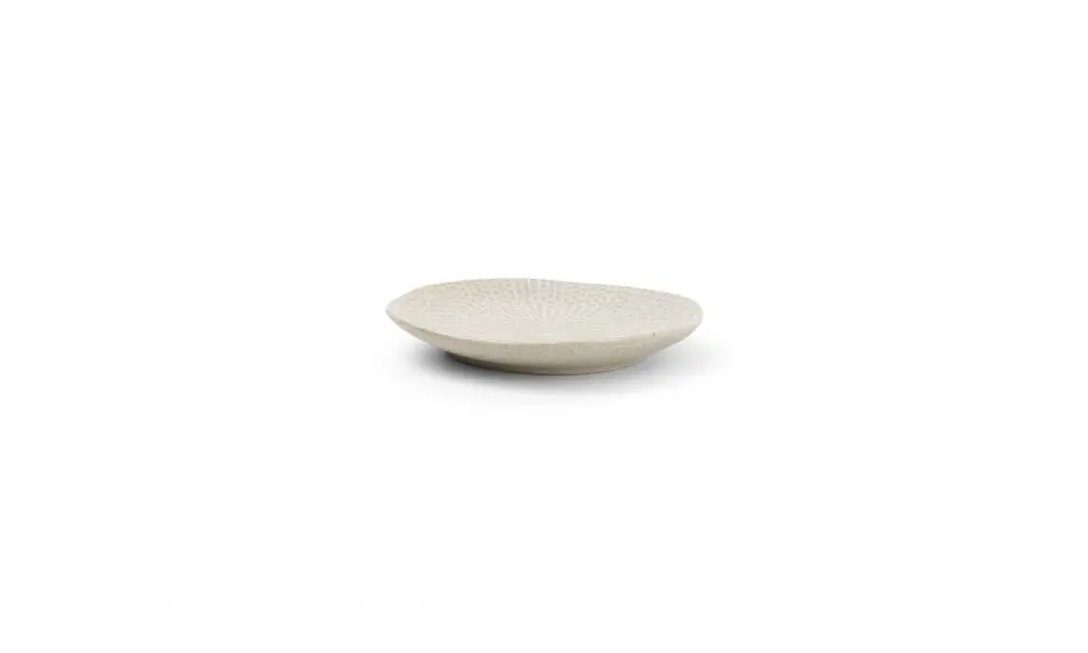 Plate 12xH1,5cm almond Mosaic