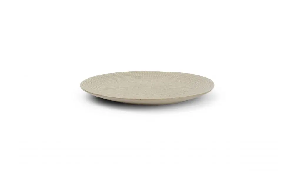Plate 21xH1,5cm olive Mosaic