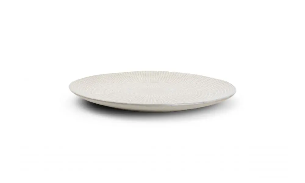 Plate 27xH2cm almond Mosaic