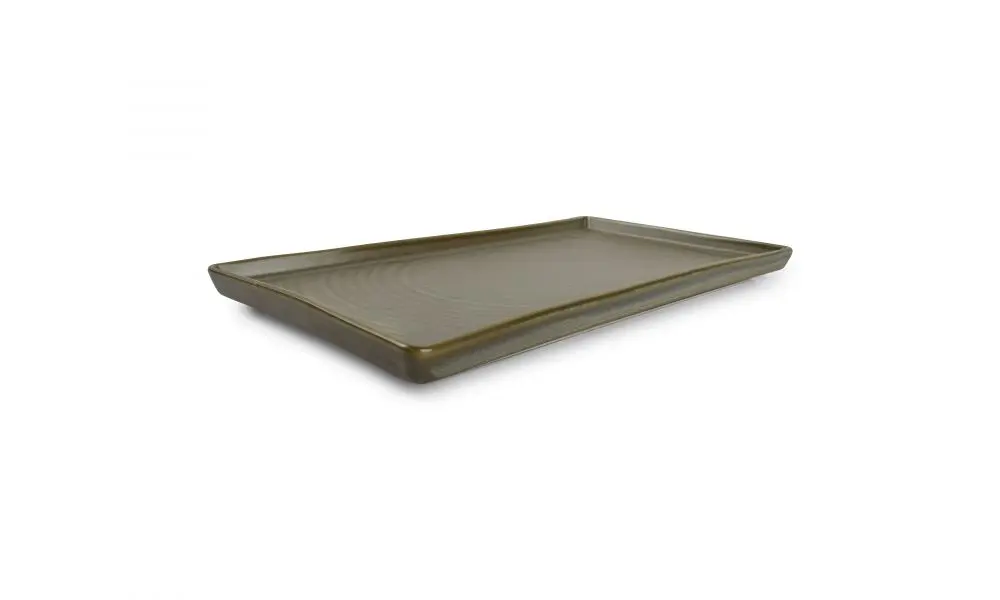 Plate 30x17cm green Line