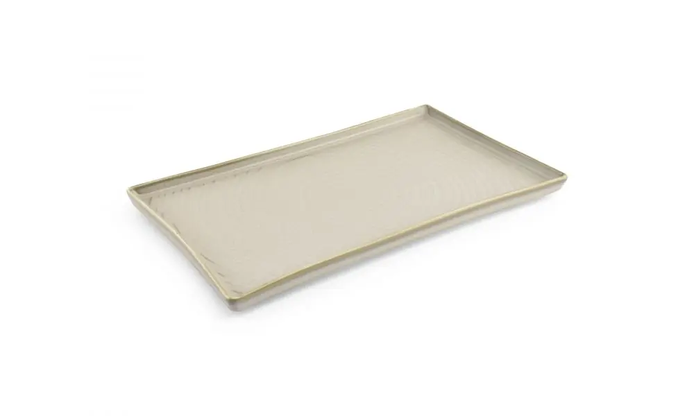 Plate 33x20cm green Line
