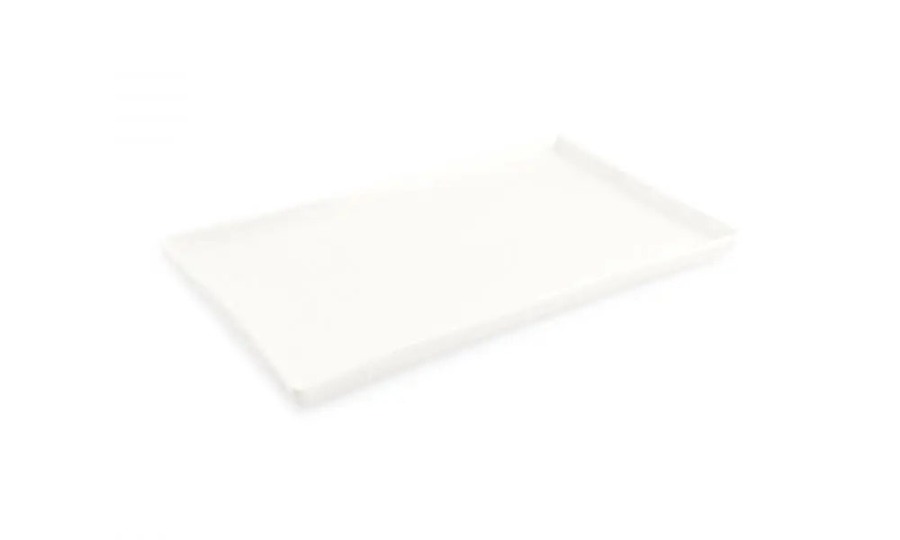 Plate 33x20cm white Line