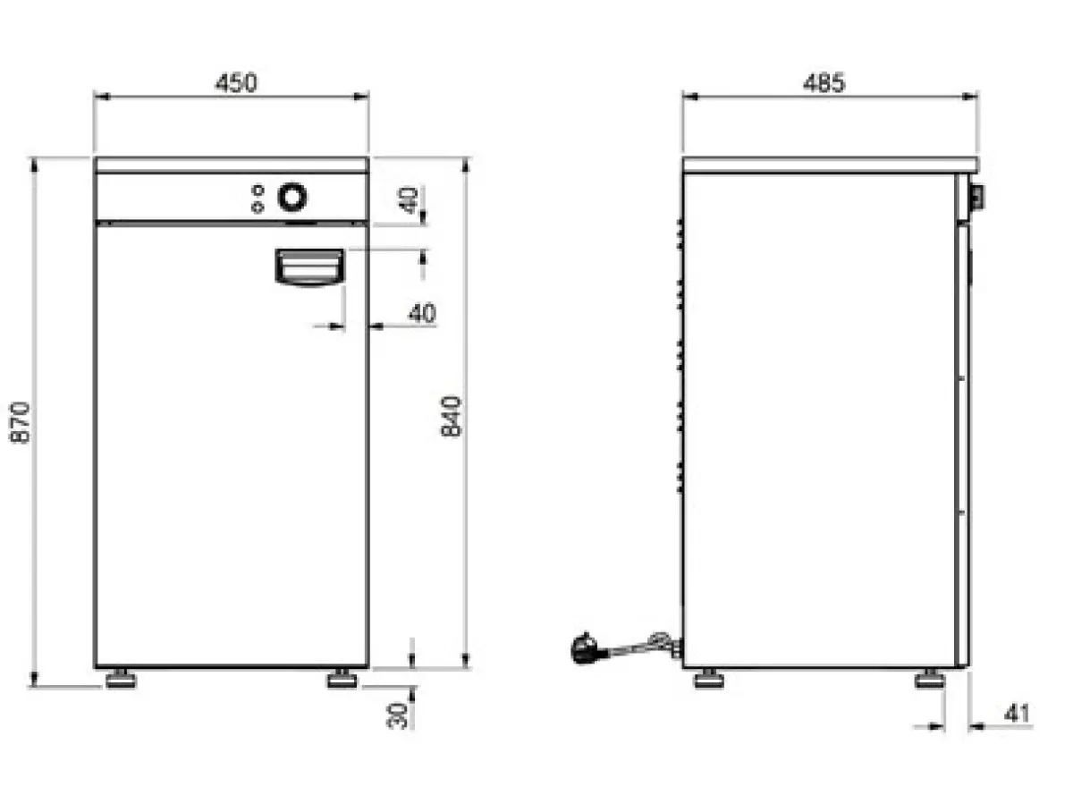 COMBISTEEL PLATE WARMER 1 DOOR