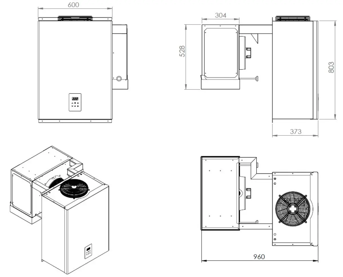 POSITIVE WALL-MOUNTED STRADDLE-TYPE UNIT 13,1-18 M3