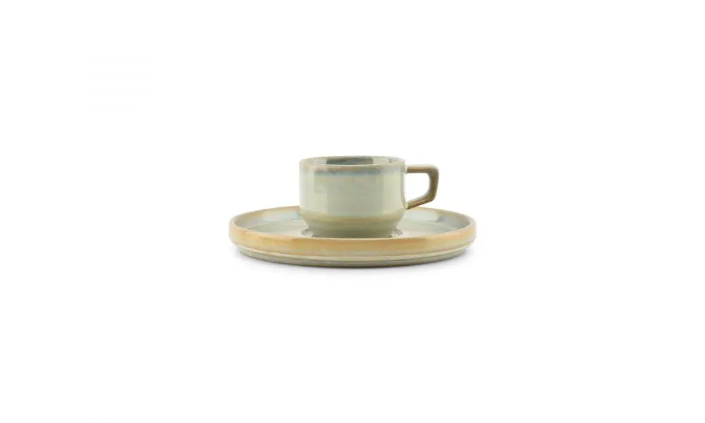 Saucer 14xH1,5cm for cup 8/14cl turquoise Structo