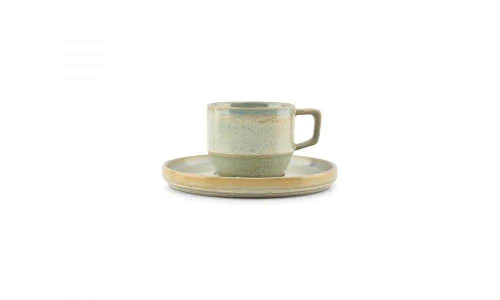 Saucer 14xH1,5cm for cup 8/14cl turquoise Structo