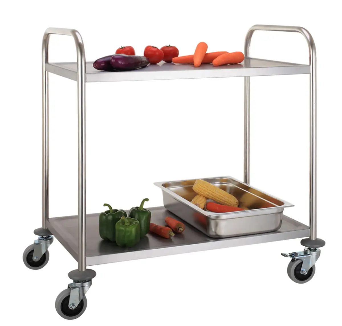 SERVICE TROLLEY 2 TIER 86X54X94