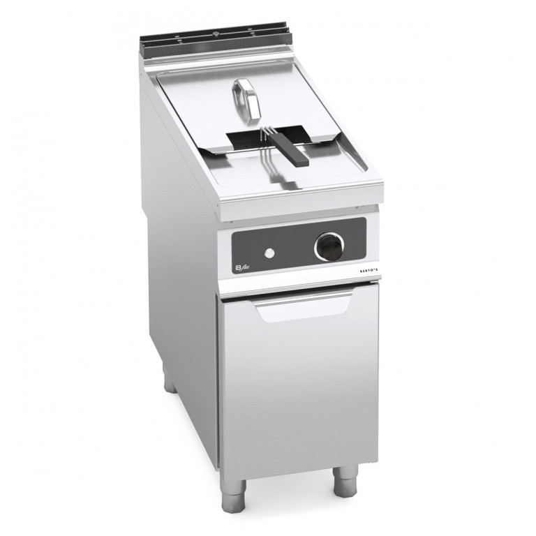 Gas fryer with electric ignition