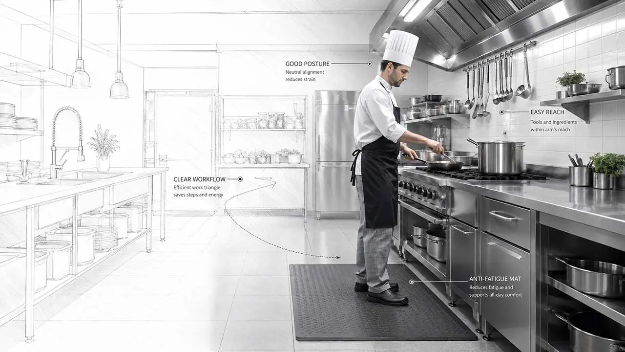Good Kitchen Design and Staff Wellbeing